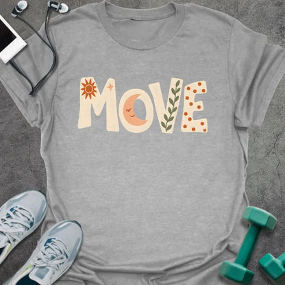 T-Shirt Sport Grey / M Boho Move T-Shirt