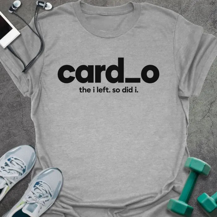 T-Shirt Sport Grey / M Card O T-Shirt