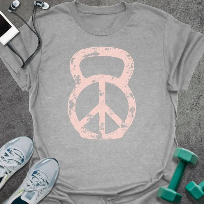 T-Shirt Sport Grey / M Peace Sign T-Shirt