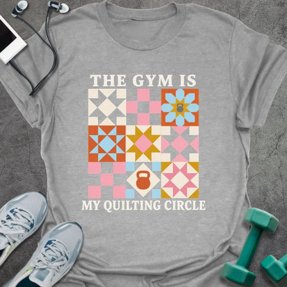 T-Shirt Sport Grey / M Quilting Circle T-Shirt