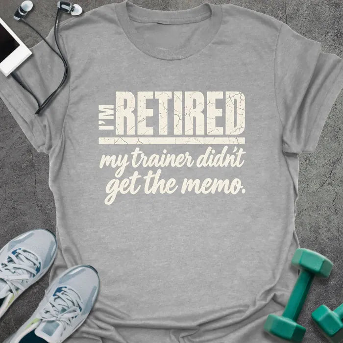 T-Shirt Sport Grey / M Retired Memo T-Shirt