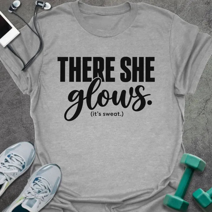 T-Shirt Sport Grey / M She Glows T-Shirt