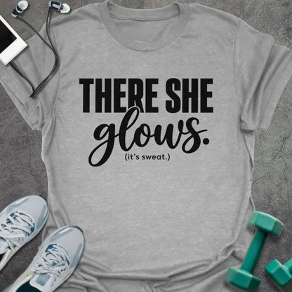 T-Shirt Sport Grey / M She Glows T-Shirt