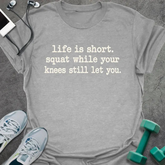 T-Shirt Sport Grey / M Squat Short T-Shirt
