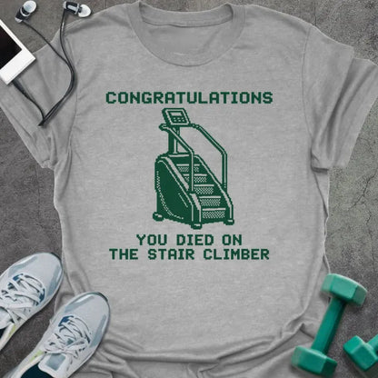 T-Shirt Sport Grey / M Stair Climber T-Shirt