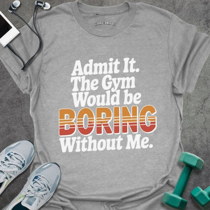 T-Shirt Sport Grey / S Admit It Retro T-Shirt