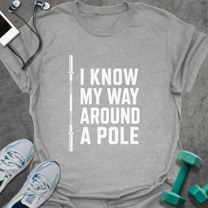 T-Shirt Sport Grey / S Around Pole T-Shirt