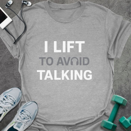 T-Shirt Sport Grey / S Avoid Talking T-Shirt