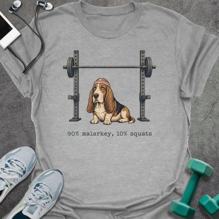 T-Shirt Sport Grey / S Basset Malarkey T-Shirt