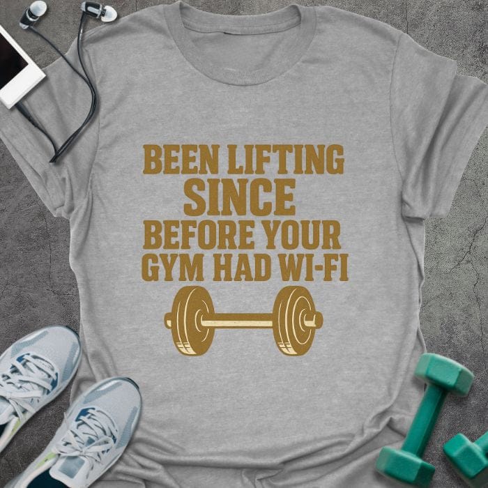 T-Shirt Sport Grey / S Before Wifi T-Shirt