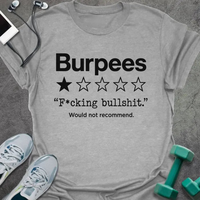 T-Shirt Sport Grey / S Burpee Review T-Shirt