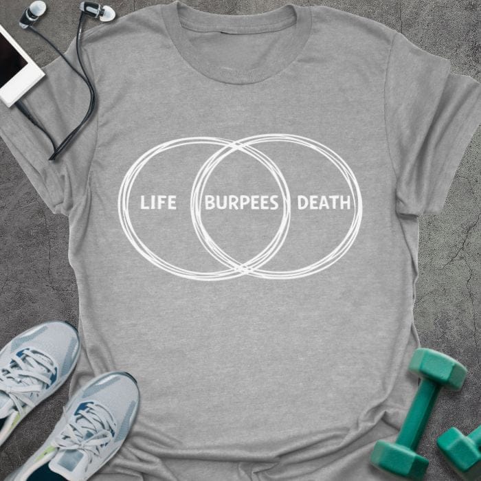 T-Shirt Sport Grey / S Burpees Diagram T-Shirt