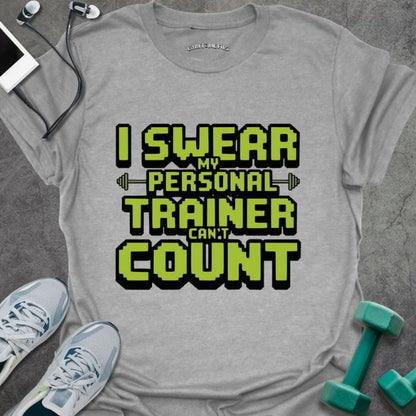 T-Shirt Sport Grey / S Can't Count Pixel T-Shirt