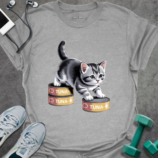 T-Shirt Sport Grey / S Cat Burpees T-Shirt