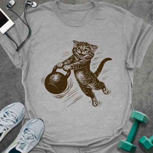 T-Shirt Sport Grey / S Cat Swing T-Shirt