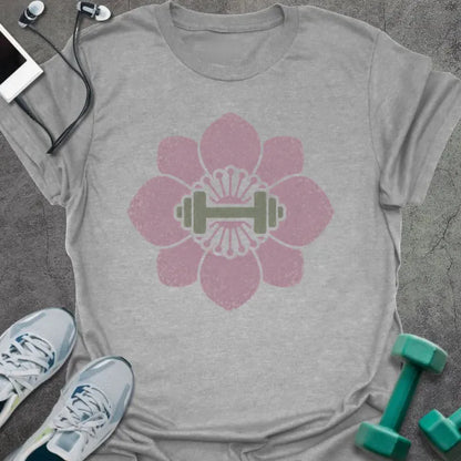 T-Shirt Sport Grey / S Cherry Dumbbell T-Shirt