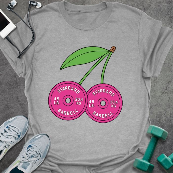 T-Shirt Sport Grey / S Cherry Weight T-Shirt