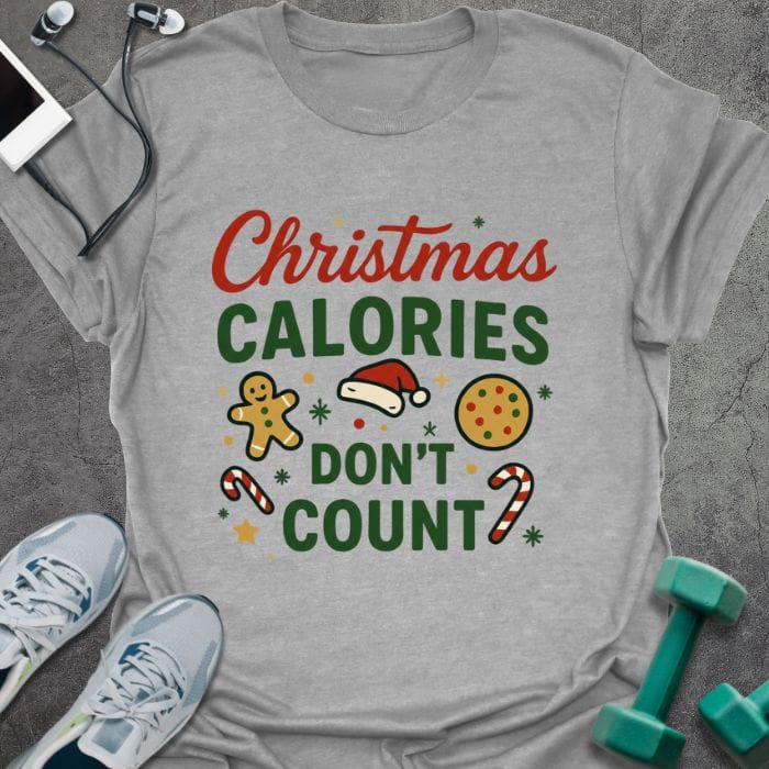 T-Shirt Sport Grey / S Christmas Don't Count T-Shirt
