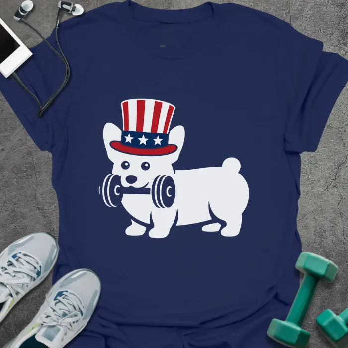 T-Shirt Sport Grey / S Corgi Carries T-Shirt