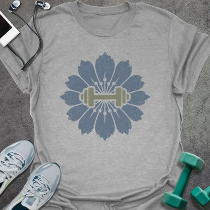 T-Shirt Sport Grey / S Cornflower Dumbbell T-Shirt