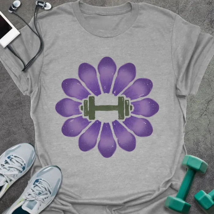 T-Shirt Sport Grey / S Crocus Dumbbell T-Shirt