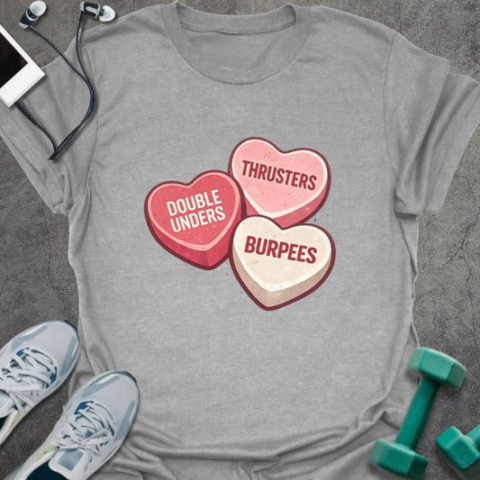 T-Shirt Sport Grey / S Crossfit Candy T-Shirt