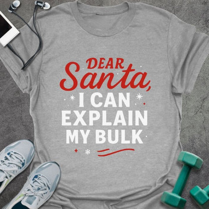 T-Shirt Sport Grey / S Dear Santa T-Shirt