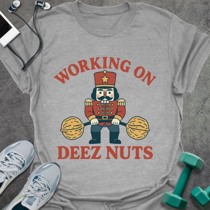 T-Shirt Sport Grey / S Deez Nuts T-Shirt