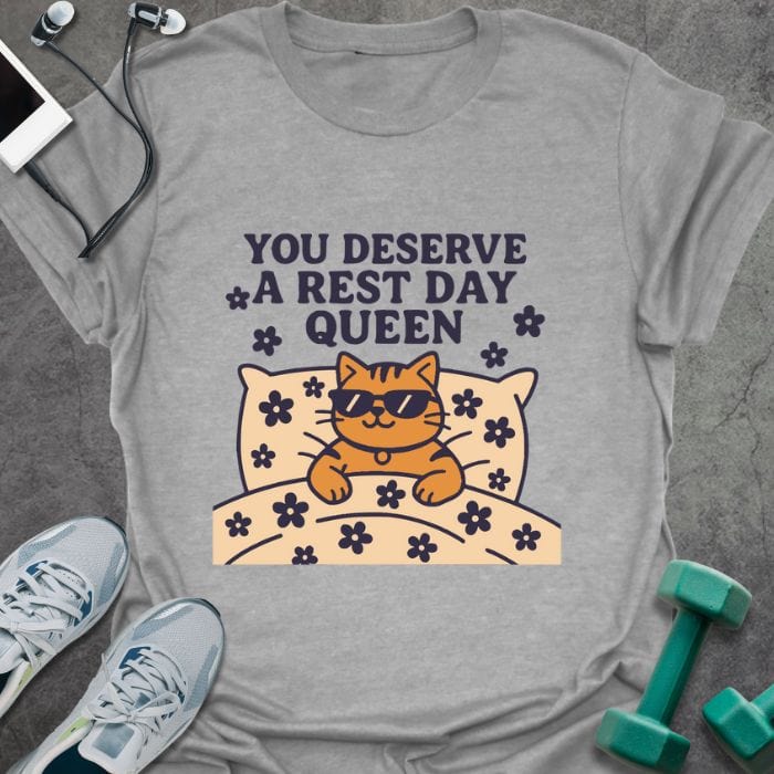 T-Shirt Sport Grey / S Deserve Rest T-Shirt