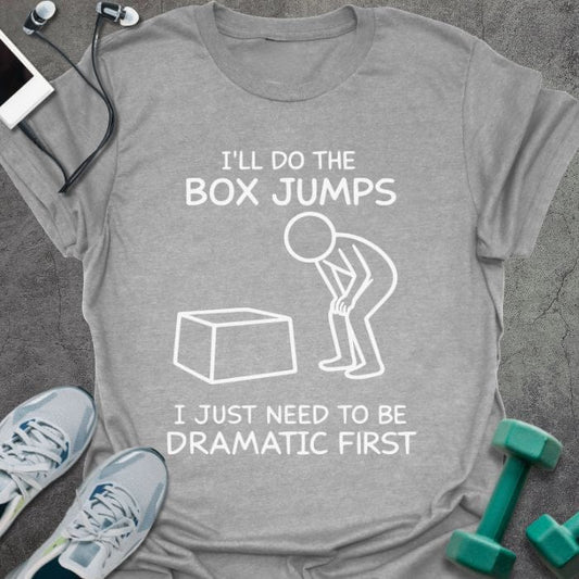 T-Shirt Sport Grey / S Do Box Jumps T-Shirt