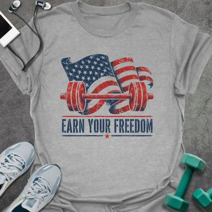 T-Shirt Sport Grey / S Earn Freedom T-Shirt