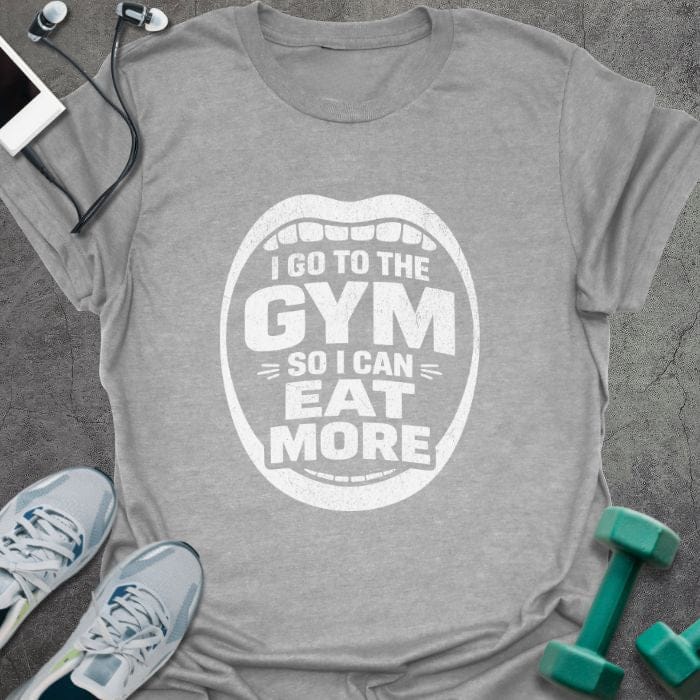 T-Shirt Sport Grey / S Eat More T-Shirt