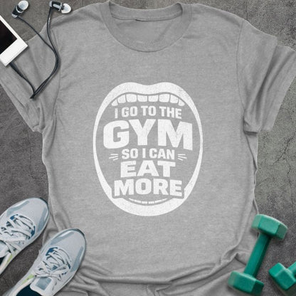 T-Shirt Sport Grey / S Eat More T-Shirt