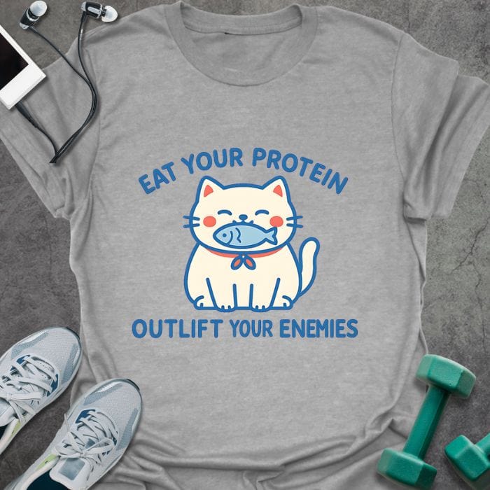 T-Shirt Sport Grey / S Eat Protein T-Shirt