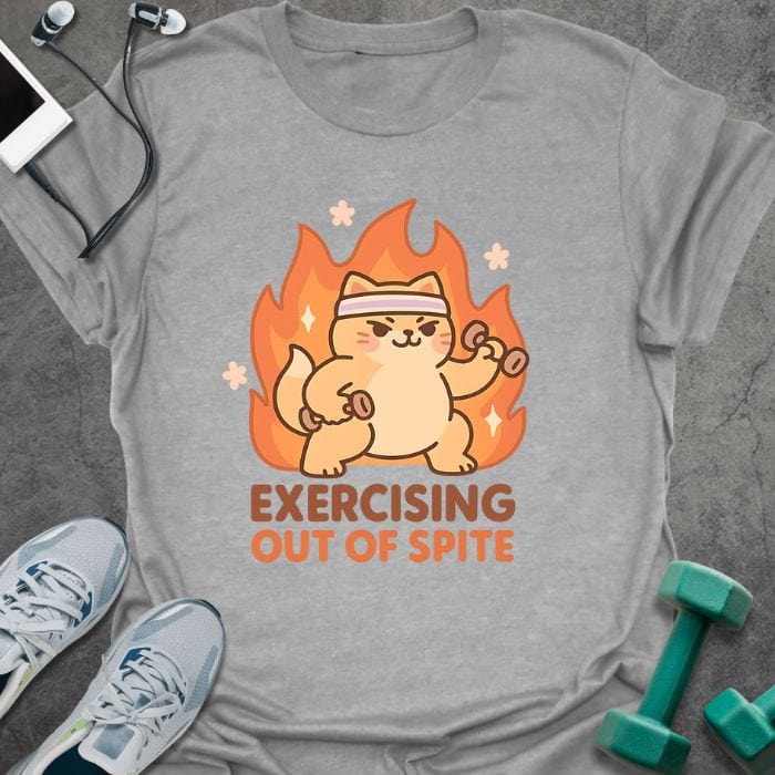 T-Shirt Sport Grey / S Exercising T-Shirt