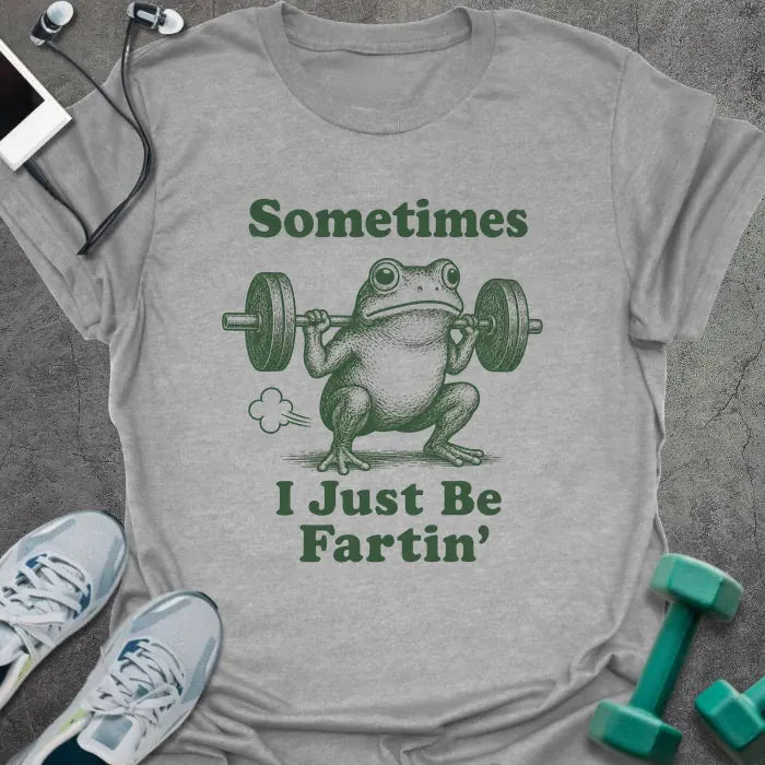 T-Shirt Sport Grey / S Fartin Frog T-Shirt