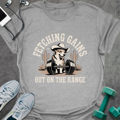 T-Shirt Sport Grey / S Fetching Gains T-Shirt