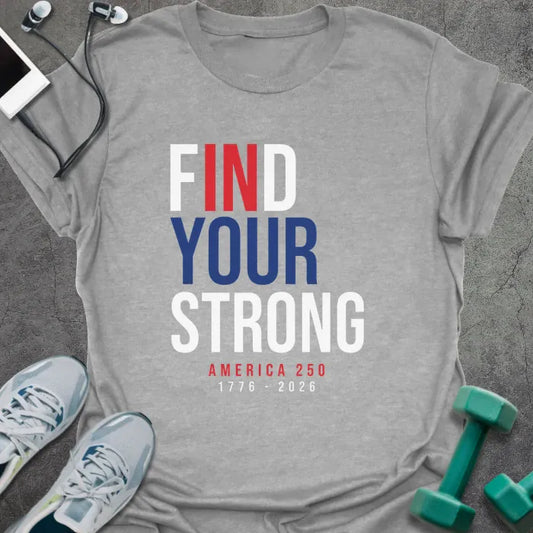 T-Shirt Sport Grey / S Find Strong T-Shirt