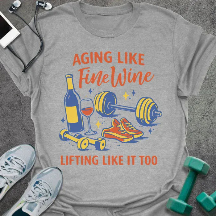 T-Shirt Sport Grey / S FIne Wine