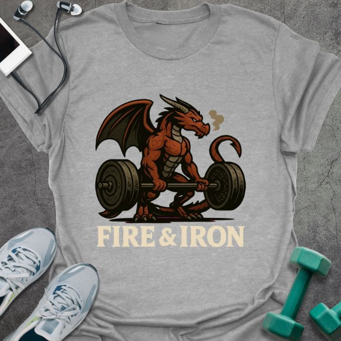 T-Shirt Sport Grey / S Fire And Iron T-Shirt