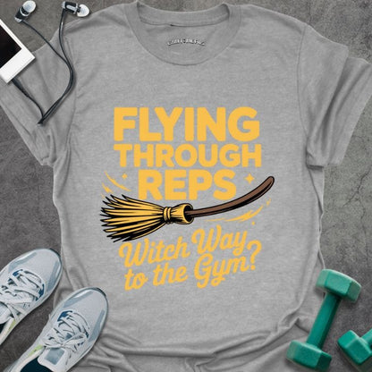 T-Shirt Sport Grey / S Flying Thru T-Shirt