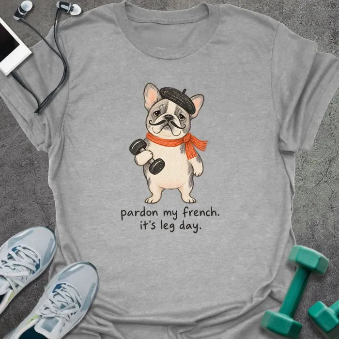 T-Shirt Sport Grey / S French Bulldog T-Shirt