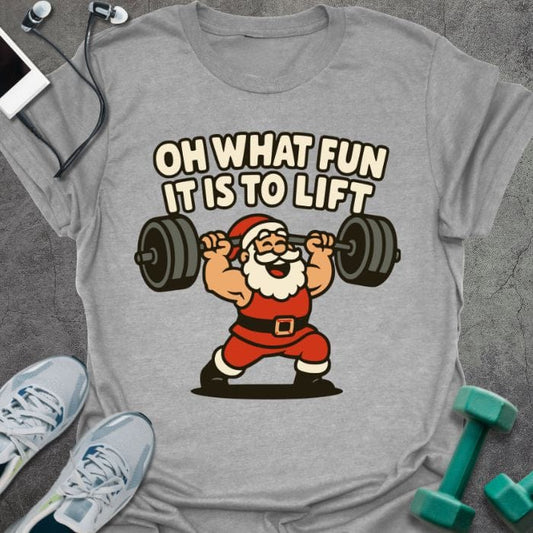 T-Shirt Sport Grey / S Fun To Lift T-Shirt