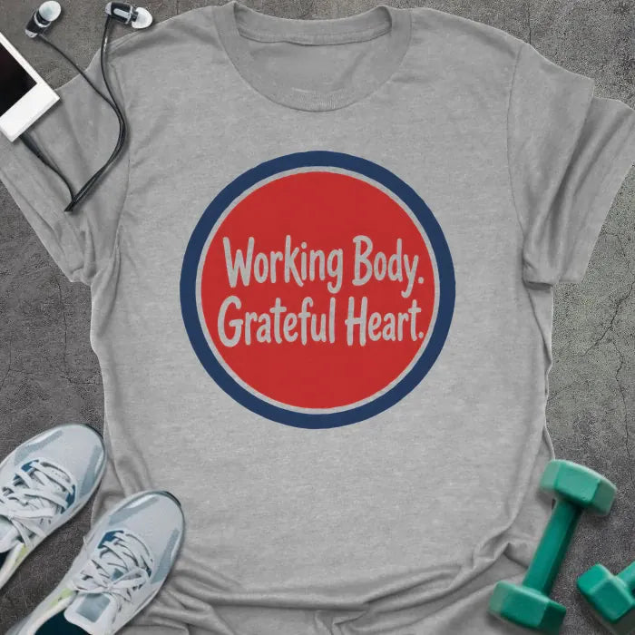 T-Shirt Sport Grey / S Grateful Heart T-Shirt