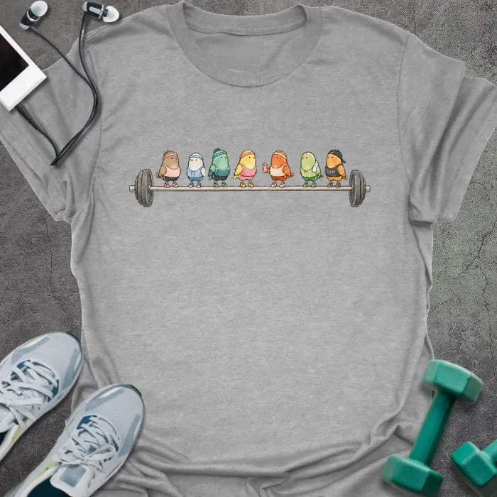 T-Shirt Sport Grey / S Gym Birds T-Shirt