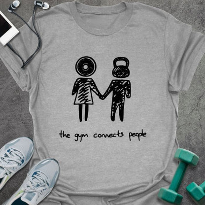 T-Shirt Sport Grey / S Gym Connection T-Shirt