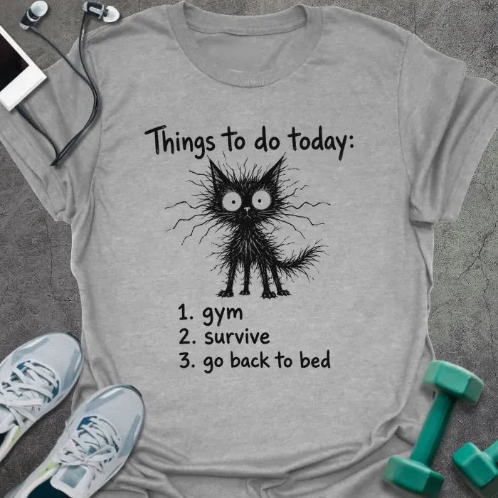 T-Shirt Sport Grey / S Gym Survive T-Shirt