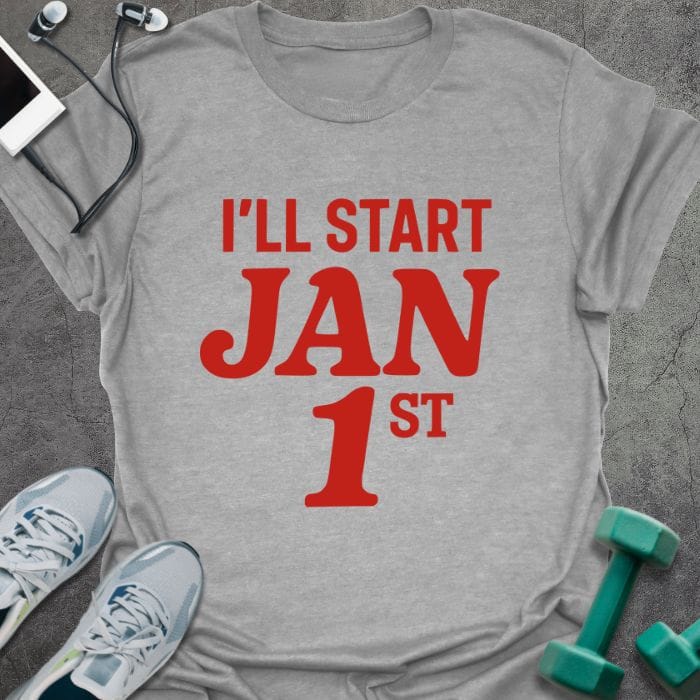 T-Shirt Sport Grey / S Jan First T-Shirt