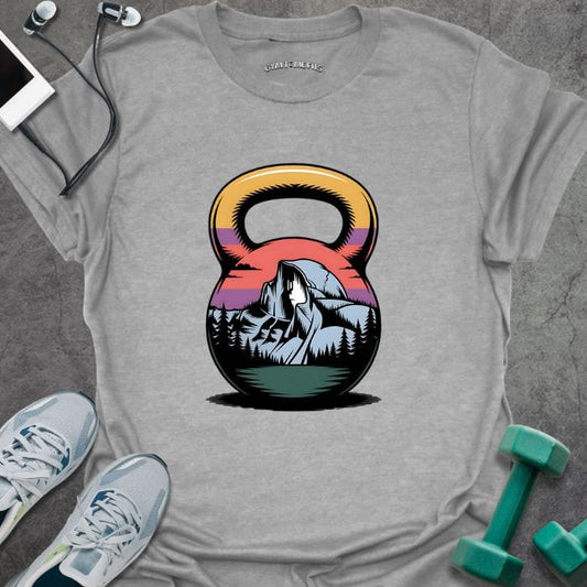 T-Shirt Sport Grey / S Kettlebell Mountain T-Shirt
