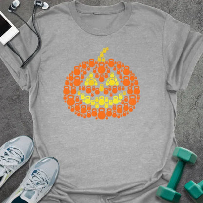 T-Shirt Sport Grey / S Kettlebell Pumpkin T-Shirt